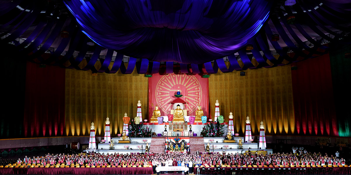 The LJM Water-Land-Air Dharma Assembly 2023 opened following a Joint Religious Congregation for Blessing