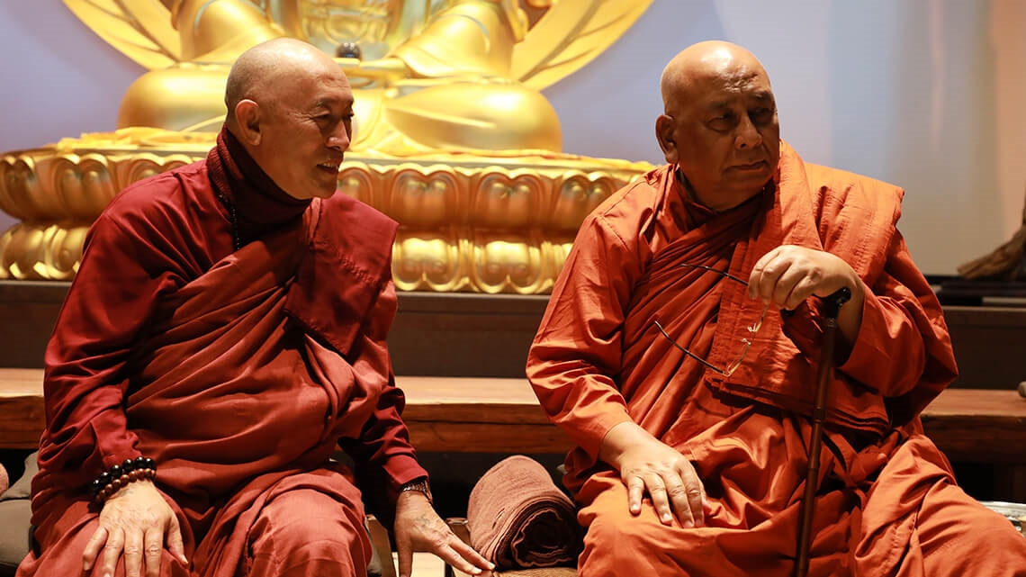 Visit by the great Ven. Sitagu Sayadaw of Myanmar brings bliss to Fourfold Assembly of LJM